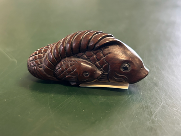 WOOD CARVED CARP