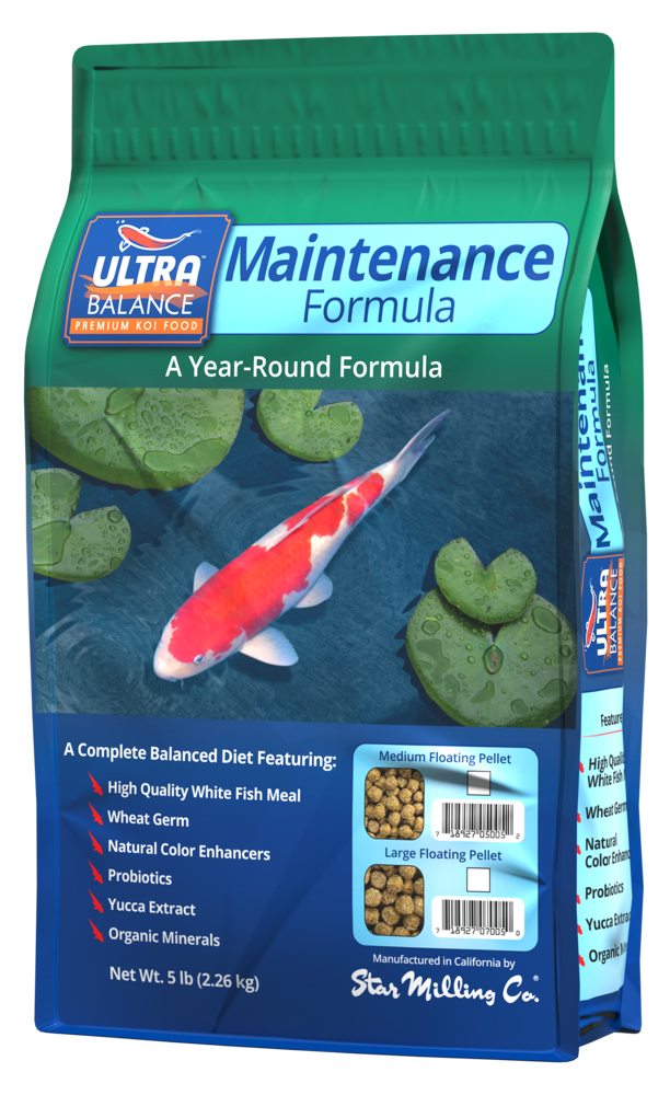 ULTRA BALANCE MAINTENANCE FISH FOOD 22LB BAG 4.5 MM PELLET