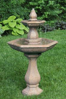 Two Tier Boca Hexagon Fountain