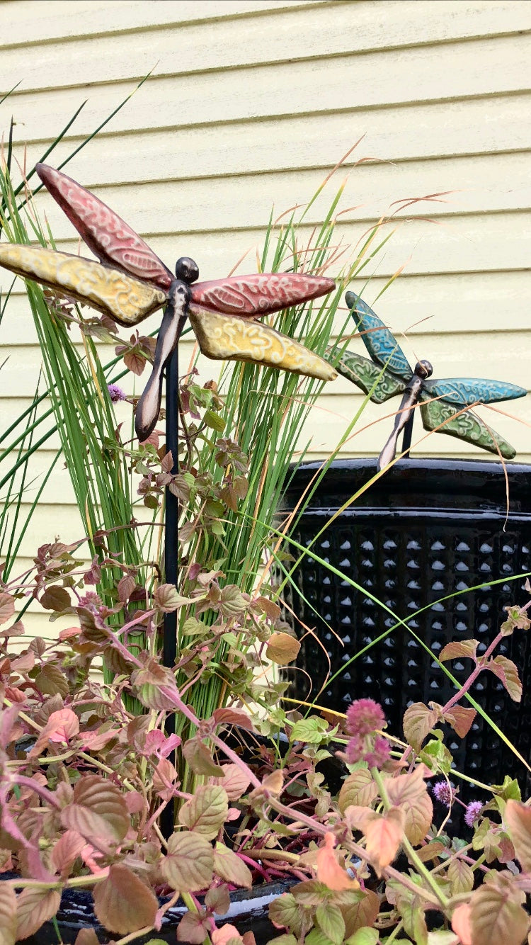 Dragonfly Plant Stakes  3’