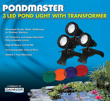 Pond Light-Pondmaster LED 3 Light Kit